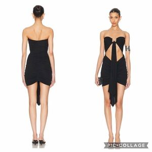 Christopher Esber NWT Bezel Quartz Disconnect Mini Dress